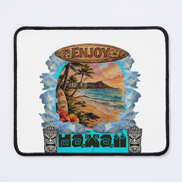 Item preview, Hawaiian Aloha Sunset – Tropical Beach Paradise Design designed and sold by ustylelab.