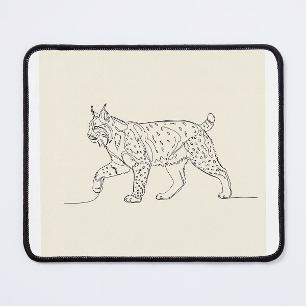 Item preview, Quiet — Boreal Lynx Minimalist Art designed and sold by borealminimal.