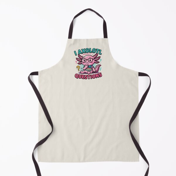 Item preview, I axolotl Questions cute nerd with glasses pink tadpole aztec pattern shirt designed and sold by bard-art.