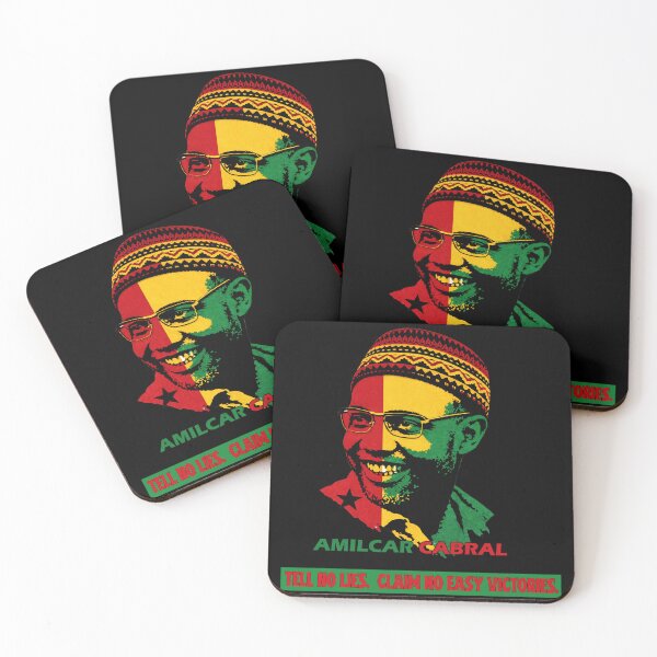 Item preview, Amilcar Cabral - Tell No Lies Claim No Easy Victories | Pan African Portrait | Guinea-Bissau and Cape Verde liberation designed and sold by Youngkev-arts.