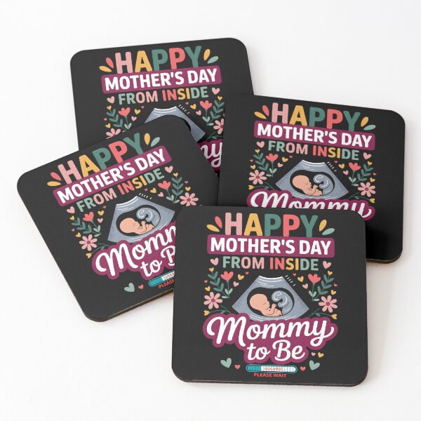 Item preview, Happy Mothers Day From Inside Mommy To Be: Please Wait Loading Progress, Pregnancy Announcement Baby Expecting Parent Maternity  designed and sold by NewaveBoutique.