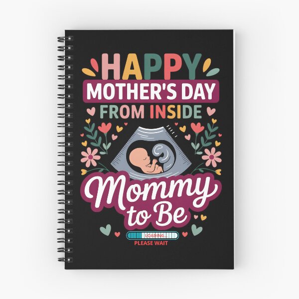Item preview, Happy Mothers Day From Inside Mommy To Be: Please Wait Loading Progress, Pregnancy Announcement Baby Expecting Parent Maternity  designed and sold by NewaveBoutique.