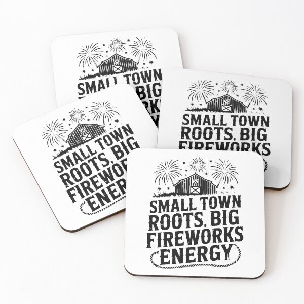 Item preview, Small Town Roots Big Fireworks Energy designed and sold by theartfulaspie.