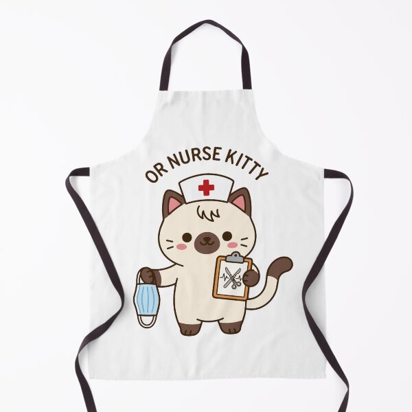Item preview, OR Nurse Kitty – Cute Operating Room Nurse Cat designed and sold by officinelala.