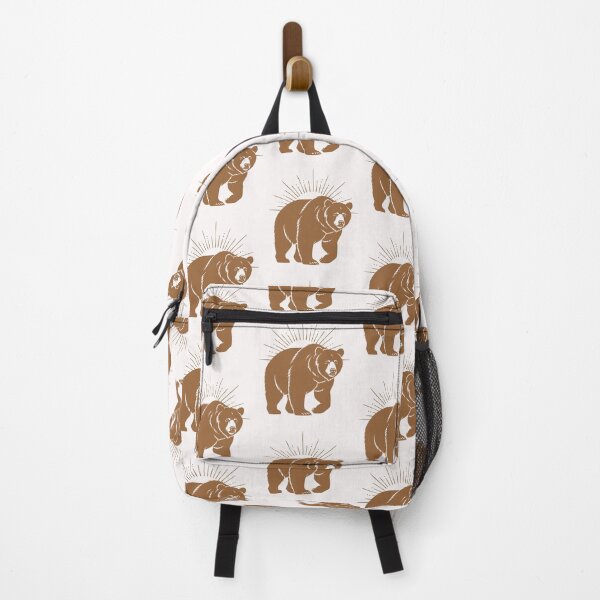 Artikelvorschau, Golden Bear Illustration - Wildlife Spirit Animal Nature Design, entworfen und verkauft von LunaPrintCo.