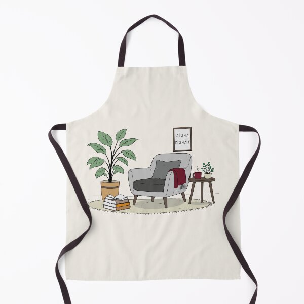 Item preview, Slow Down – Cozy Aesthetic Room Illustration for Calm & Relaxing Vibes designed and sold by a-journey.