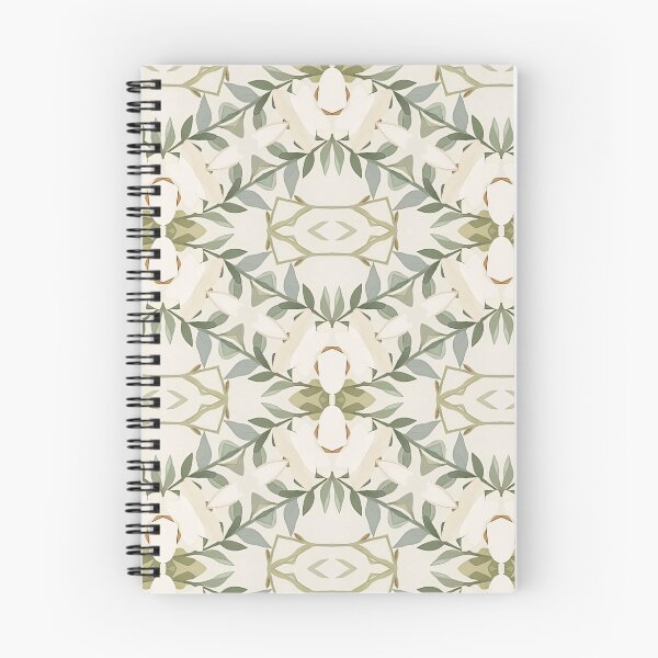 Item preview, Patrón de enredadera de magnolia verde suave designed and sold by GraceInNatureCo.