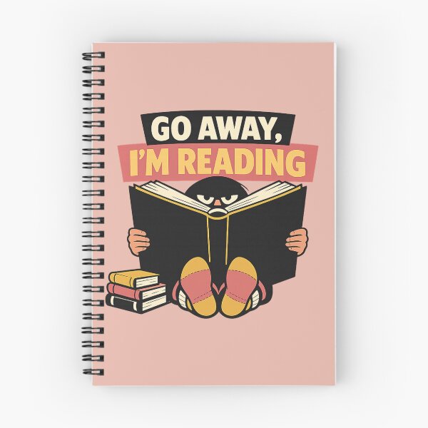 Item preview, Go Away I’m Reading Funny Book Lover designed and sold by Ora-kuro.