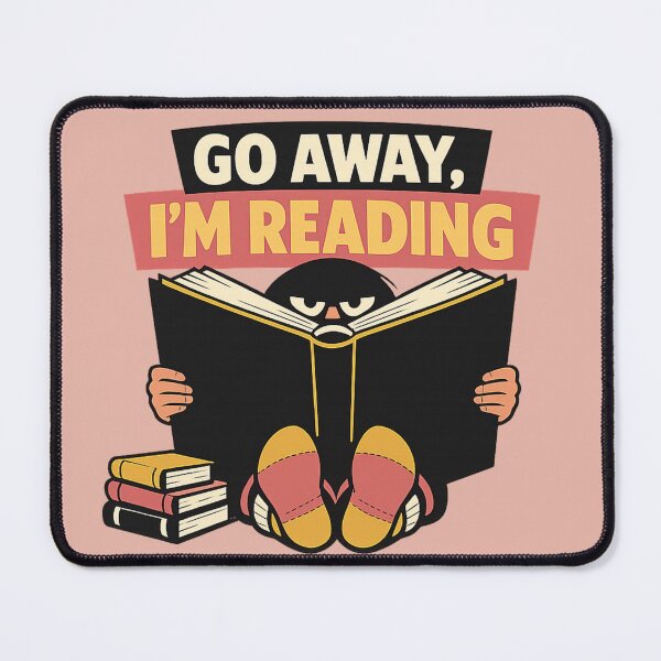 Item preview, Go Away I’m Reading Funny Book Lover designed and sold by Ora-kuro.