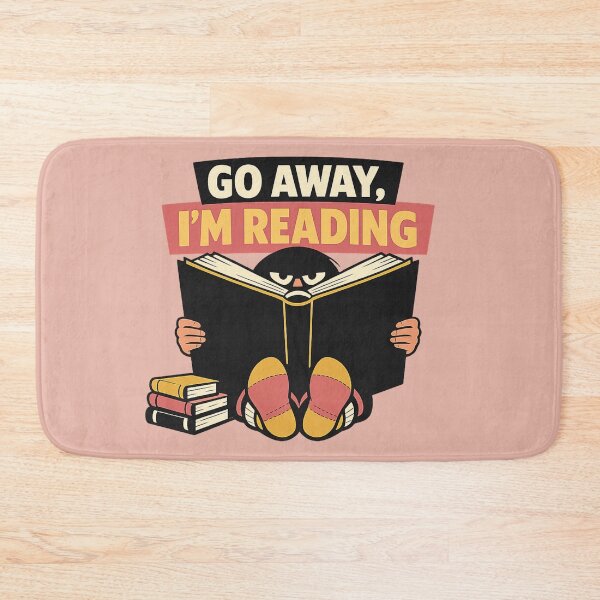 Item preview, Go Away I’m Reading Funny Book Lover designed and sold by Ora-kuro.