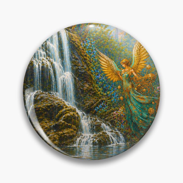 Item preview, Angel Inspires the Waterfall designed and sold by RiverDeeDesigns.