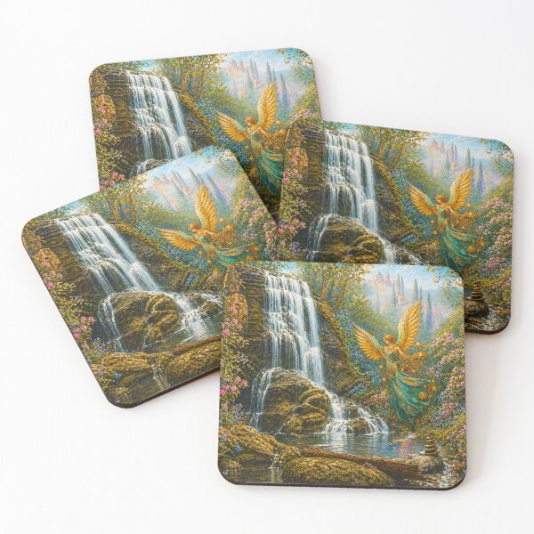 Item preview, Angel Inspires the Waterfall designed and sold by RiverDeeDesigns.