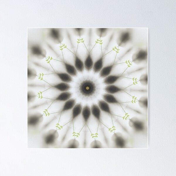 Item preview, Fire Mandala Pattern – Handmade Burn Art Kaleidoscope, Spiritual Abstract Design designed and sold by GDNA.