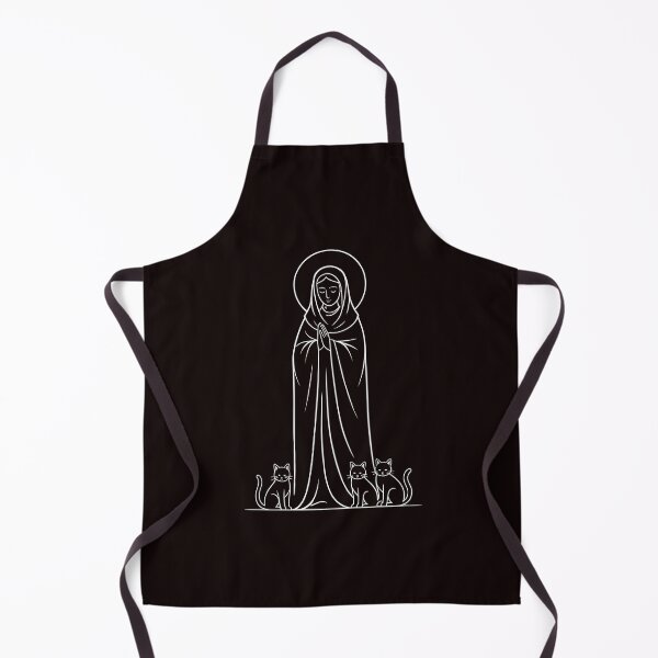 Item preview, St Gertrude of Nivelles Shirt – Catholic Cat Lover Design Featuring Cats & Faith designed and sold by Redgiant87x.