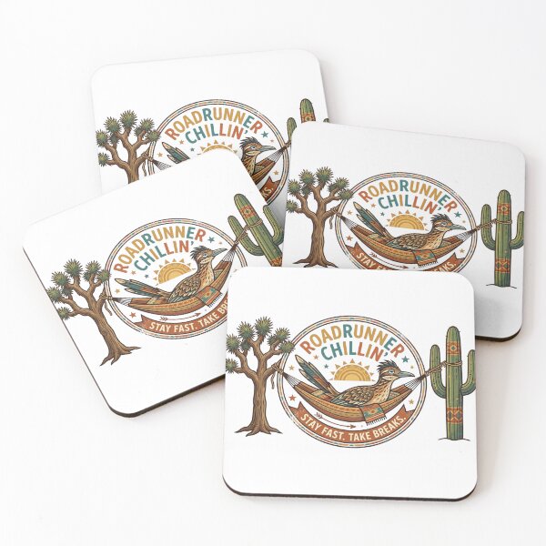 Item preview, Retro Roadrunner Chillin' | Southwestern Desert Wildlife Hammock Art designed and sold by Wear Sculpt.