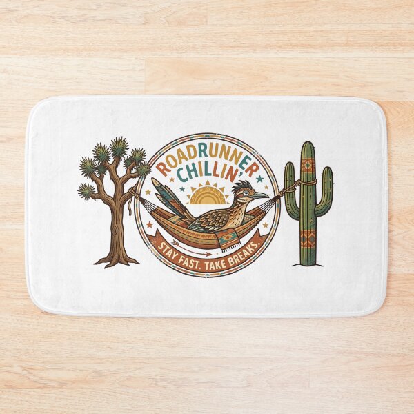 Item preview, Retro Roadrunner Chillin' | Southwestern Desert Wildlife Hammock Art designed and sold by Wear Sculpt.