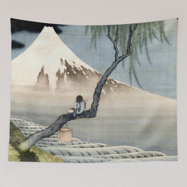Item preview, Boy Viewing Mount Fuji - Katsushika Hokusai designed and sold by Jon-Baran.