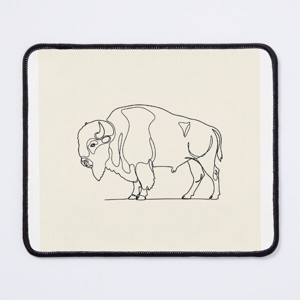 Item preview, Steady — Prairie Bison Minimalist Art designed and sold by borealminimal.