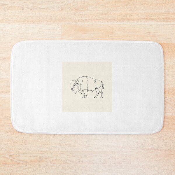 Item preview, Steady — Prairie Bison Minimalist Art designed and sold by borealminimal.