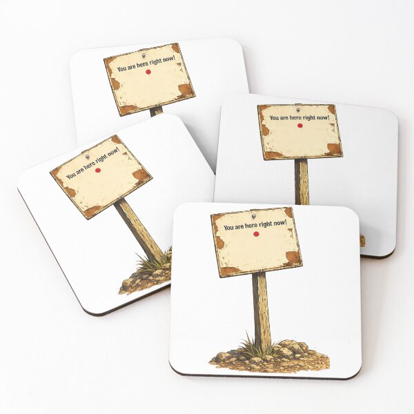 Item preview, You are here right now! designed and sold by InkspireAtelier.