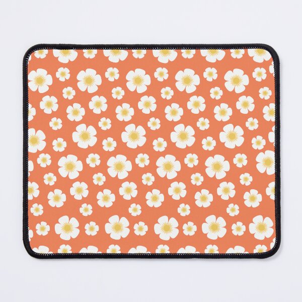 Item preview, Retro Orange Daisy Floral Pattern designed and sold by Zerhof.