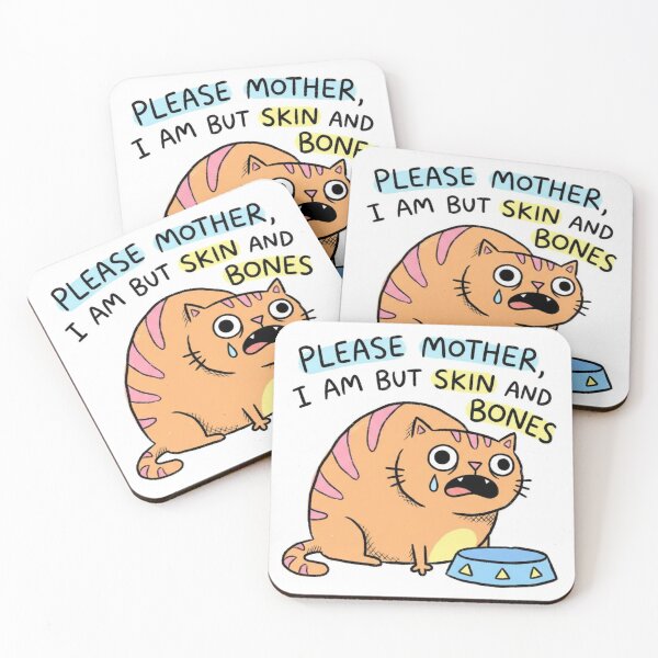 Item preview, Funny Fat Cat Please Mother designed and sold by SpaceBabe.