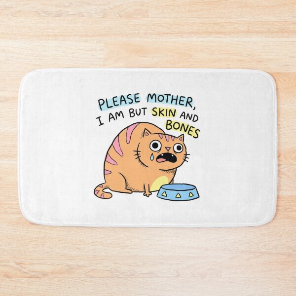 Item preview, Funny Fat Cat Please Mother designed and sold by SpaceBabe.