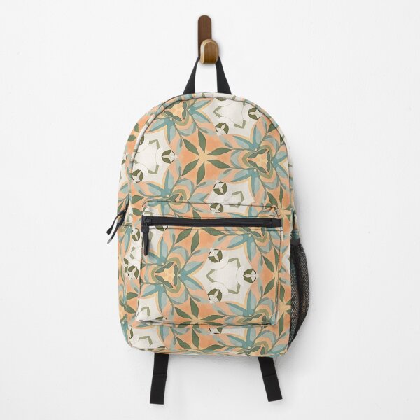 Item preview, Peach Blue Botanical Seamless Pattern designed and sold by GraceInNatureCo.