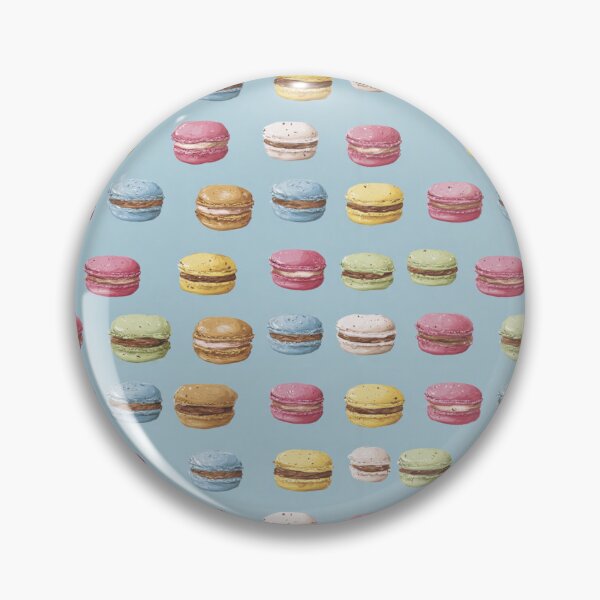 Item preview, Watercolor Macaron French Dessert Sweet Treat Pattern designed and sold by NicolasGlowArt.
