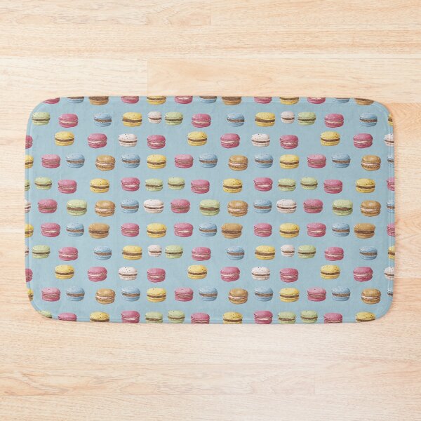 Item preview, Watercolor Macaron French Dessert Sweet Treat Pattern designed and sold by NicolasGlowArt.