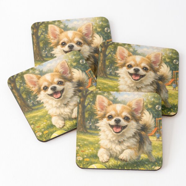 Item preview, Happy Chihuahua Playing designed and sold by JonelleTshirts.