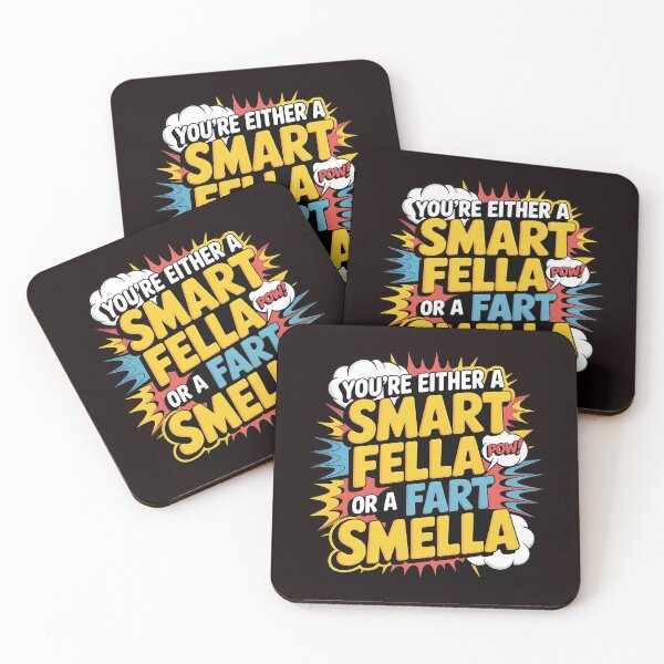 Item preview, You're Either A Smart Fella Or A Fart Smell Funny Pun Shirt – Fart Joke Wordplay Humor Tee designed and sold by Redgiant87x.