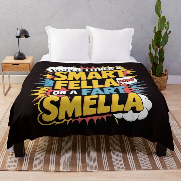 Item preview, You're Either A Smart Fella Or A Fart Smell Funny Pun Shirt – Fart Joke Wordplay Humor Tee designed and sold by Redgiant87x.