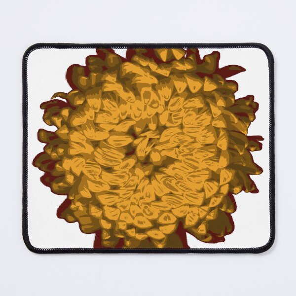Item preview, Dahlia Flower Yellow designed and sold by Lavender Lemon Haze.