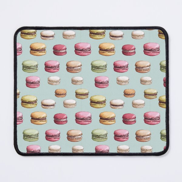 Item preview, Watercolor Macaron French Dessert Pattern designed and sold by NicolasGlowArt.