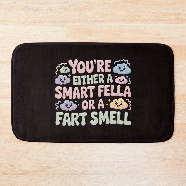 Item preview, You're Either A Smart Fella Or A Fart Smell Funny Pun Shirt – Humorous Phrase Wordplay Humor designed and sold by Redgiant87x.