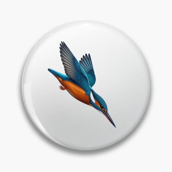 Item preview, Diving Kingfisher designed and sold by jamesgerardking.
