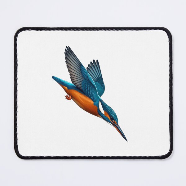 Item preview, Diving Kingfisher designed and sold by jamesgerardking.