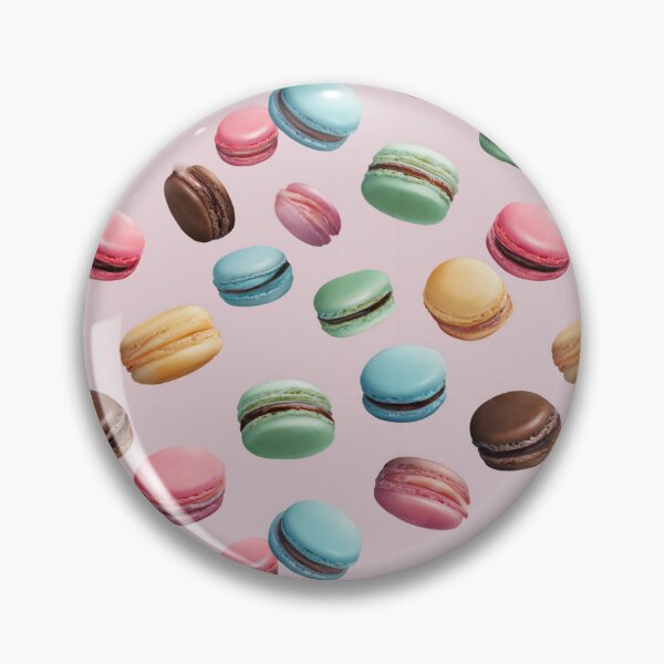 Item preview, Colorful French Macaron Dessert Pattern designed and sold by NicolasGlowArt.