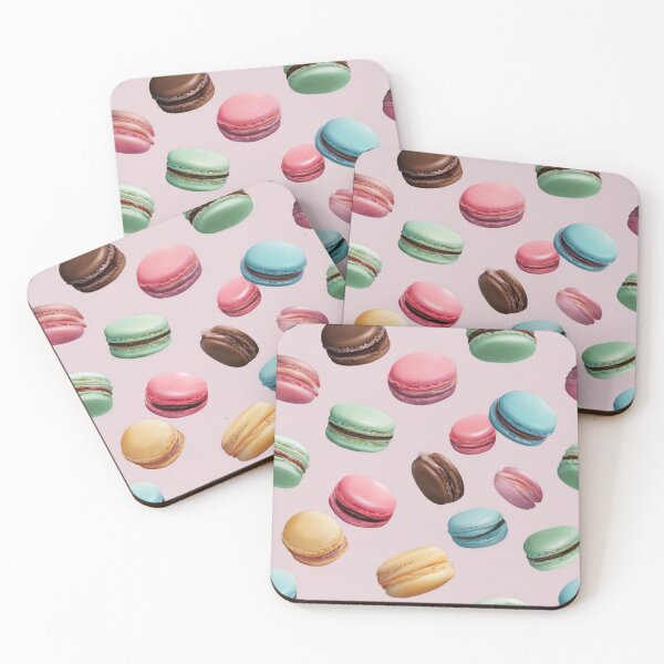 Item preview, Colorful French Macaron Dessert Pattern designed and sold by NicolasGlowArt.