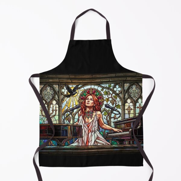 Item preview, TORI AMOS ~ Stained Glass Church Window BLACK DOVE Edition designed and sold by TheLastGarden.