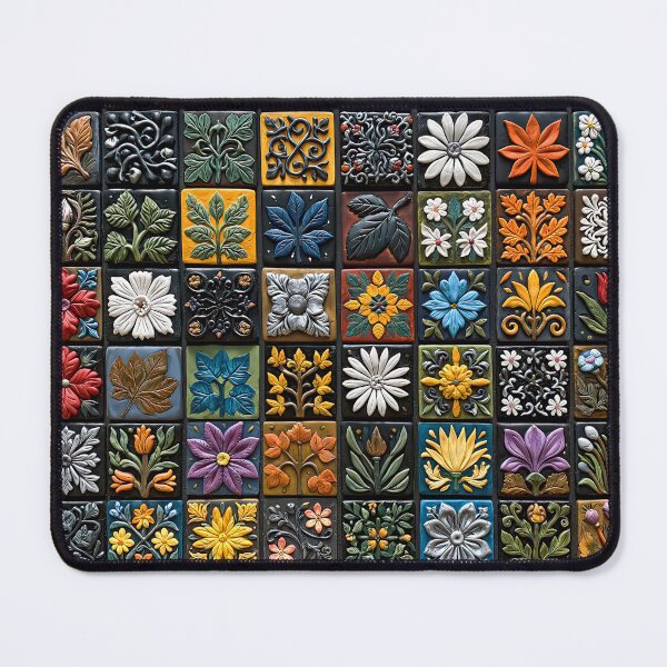 Item preview, Floral Tile Arrangement designed and sold by JPugliese.
