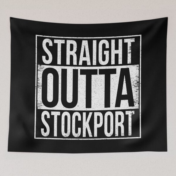 Item preview, STRAIGHT OUTTA STOCKPORT designed and sold by Bruiserstang.