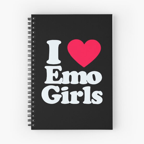 Item preview, I Love Emo girls Shirt Y2K Scene Emo Aesthetic designed and sold by TrxshWear.