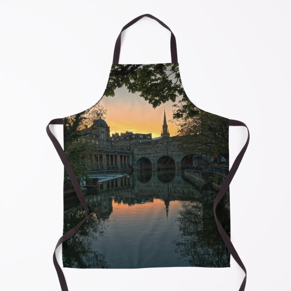 Item preview, Bath River Avon Pulteney Bridge Bath glowing Sunset designed and sold by duncan1980uk.