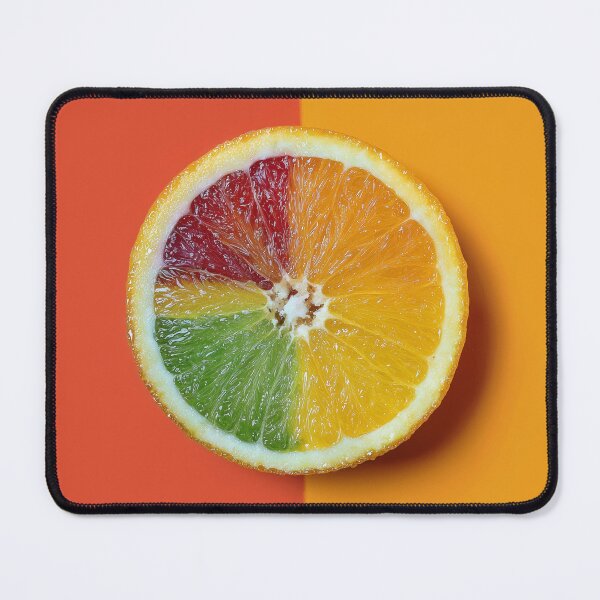 Item preview, Colorful Rainbow Orange Slices – Vibrant Fruit Art Design with Energy and Nature Vibes designed and sold by WordPlayStudio.