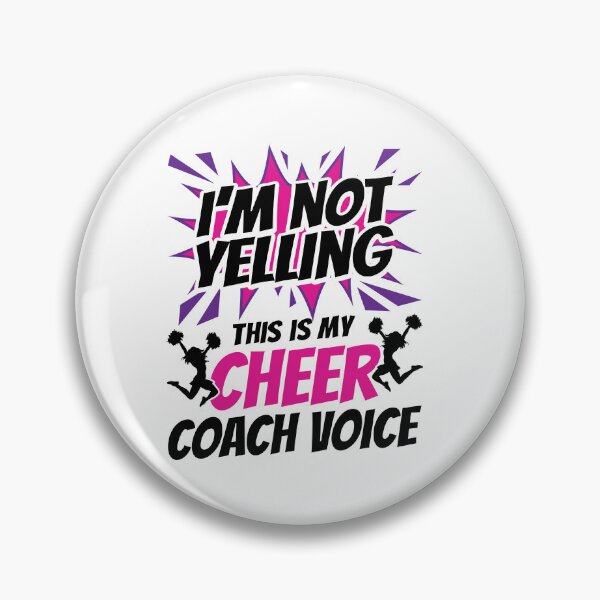 Item preview, I'm Not Yelling This Is My Cheer Coach Voice designed and sold by jaygo.