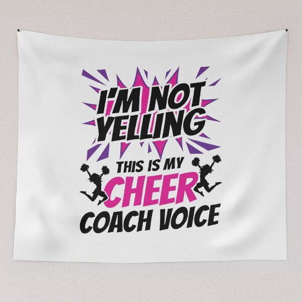 Item preview, I'm Not Yelling This Is My Cheer Coach Voice designed and sold by jaygo.