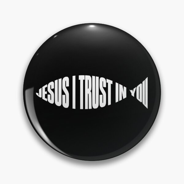 Item preview, Jesus I Trust In You Fish Divine Mercy Design designed and sold by AnnSign.