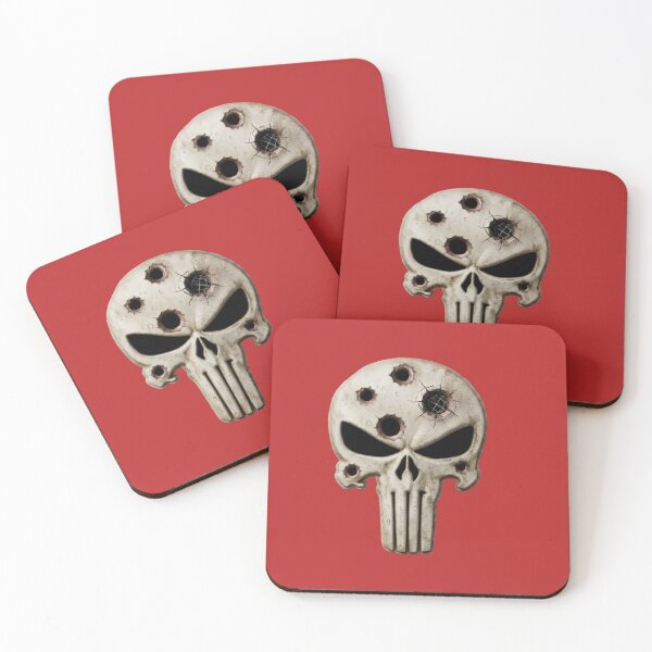 Item preview, bullet skull designed and sold by White Tiger Designz .